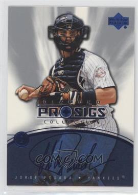 2004 Upper Deck Diamond Collection Pro Sigs - [Base] #60 - Jorge Posada