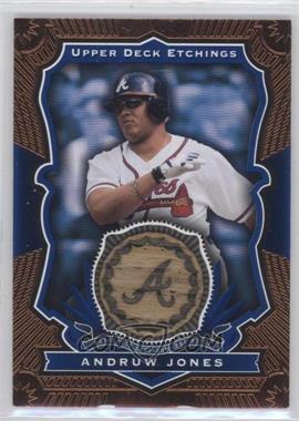 2004 Upper Deck Etchings - Baseball Etching Bats - Blue #BE-AJ - Andruw Jones