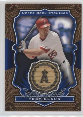 2004 Upper Deck Etchings - Baseball Etching Bats - Blue #BE-TG - Troy Glaus