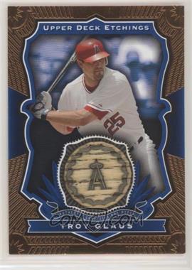 2004 Upper Deck Etchings - Baseball Etching Bats - Blue #BE-TG - Troy Glaus