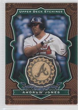 2004 Upper Deck Etchings - Baseball Etching Bats - Green #BE-AJ - Andruw Jones /50