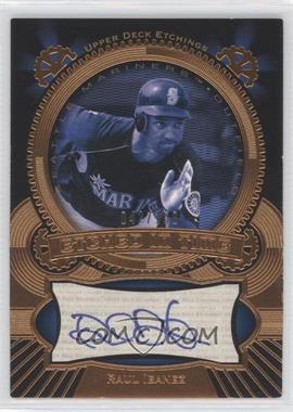 2004 Upper Deck Etchings - Etched in Time Autographs - Blue Ink #ET-RI - Raul Ibanez /150