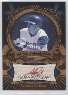 2004 Upper Deck Etchings - Etched in Time Autographs - Red Ink #ET-AA - Alfredo Amezaga /25