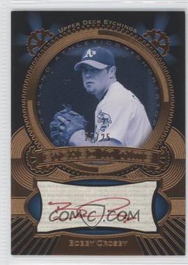 2004 Upper Deck Etchings - Etched in Time Autographs - Red Ink #ET-BC - Bobby Crosby /25