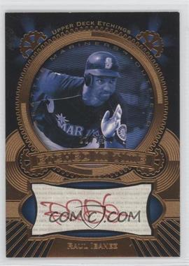 2004 Upper Deck Etchings - Etched in Time Autographs - Red Ink #ET-RI - Raul Ibanez /25