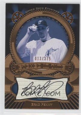 2004 Upper Deck Etchings - Etched in Time Autographs #ET-BP - Brad Penny /375