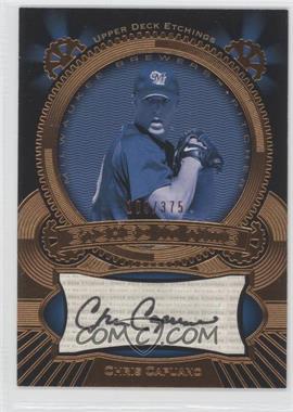 2004 Upper Deck Etchings - Etched in Time Autographs #ET-CA - Chris Capuano /375