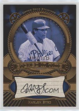 2004 Upper Deck Etchings - Etched in Time Autographs #ET-MB - Marlon Byrd /1025