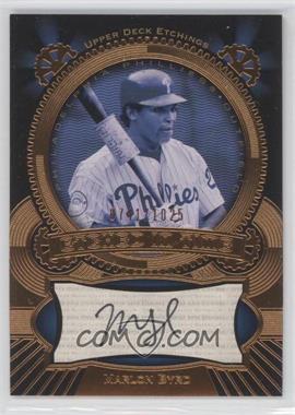 2004 Upper Deck Etchings - Etched in Time Autographs #ET-MB - Marlon Byrd /1025