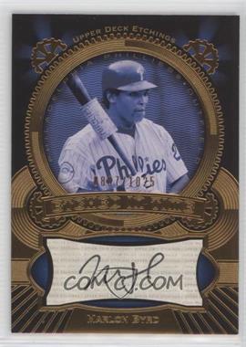 2004 Upper Deck Etchings - Etched in Time Autographs #ET-MB - Marlon Byrd /1025