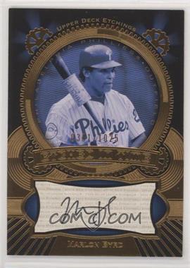 2004 Upper Deck Etchings - Etched in Time Autographs #ET-MB - Marlon Byrd /1025