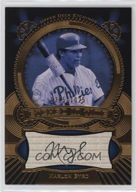 2004 Upper Deck Etchings - Etched in Time Autographs #ET-MB - Marlon Byrd /1025