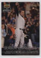 Season Highlights Checklist - Roger Clemens [EX to NM]