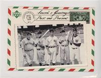 Babe Ruth, Lou Gehrig, Joe DiMaggio, Mickey Mantle, Derek Jeter [EX to&nbs…