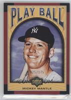 Red - Mickey Mantle #/175