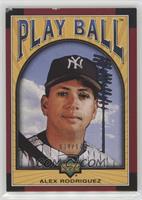 Red - Alex Rodriguez [Noted] #/175