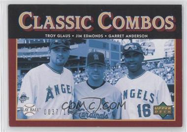 2004 Upper Deck Play Ball - [Base] #170 - Classic Combos - Troy Glaus, Jim Edmonds, Garret Anderson /1999