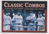 Classic Combos - Mark Teixeira, Alex Rodriguez, Michael Young, Rafael Palmeiro …