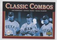 Classic Combos - Alex Rodriguez, Michael Young, Rafael Palmeiro #/1,999