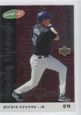 2004 Upper Deck Power Up! - Shining Through #ST-6 - Richie Sexson