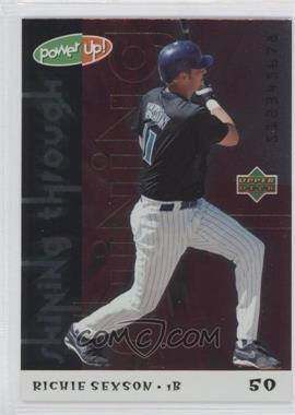 2004 Upper Deck Power Up! - Shining Through #ST-6 - Richie Sexson