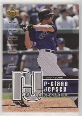 2004 Upper Deck R-Class - Jerseys #TH - Todd Helton