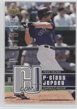 2004 Upper Deck R-Class - Jerseys #TH - Todd Helton