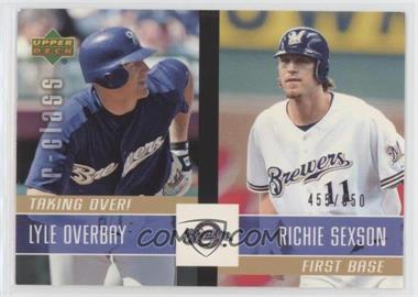 2004 Upper Deck R-Class - Taking Over! #TO-1 - Lyle Overbay, Richie Sexson /650