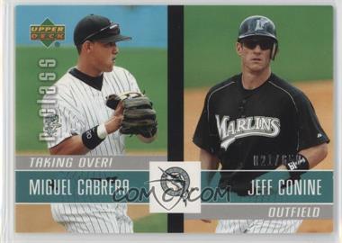 2004 Upper Deck R-Class - Taking Over! #TO-13 - Miguel Cabrera, Jeff Conine /650 [Noted]