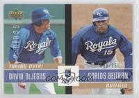 David DeJesus, Carlos Beltran #/650