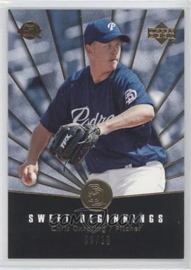 2004 Upper Deck Sweet Spot - [Base] - Gold Limited #101 - Sweet Beginnings - Chris Oxspring /10