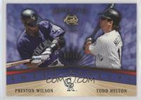 Sweet Lineups - Preston Wilson, Todd Helton #/10