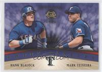 Sweet Lineups - Hank Blalock, Mark Teixeira #/10