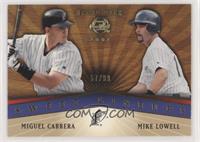 Sweet Lineups - Miguel Cabrera, Mike Lowell #/99