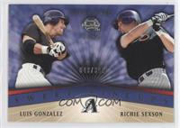 Sweet Lineups - Luis Gonzalez, Richie Sexson #/399