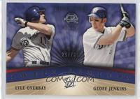 Sweet Lineups - Lyle Overbay, Geoff Jenkins [EX to NM] #/399