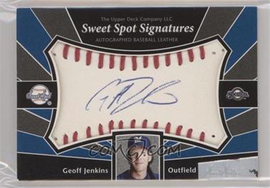 2004 Upper Deck Sweet Spot - Signatures #SS-GJ - Geoff Jenkins