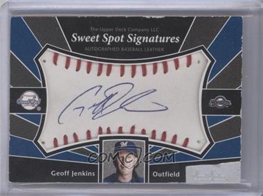2004 Upper Deck Sweet Spot - Signatures #SS-GJ - Geoff Jenkins [Noted]