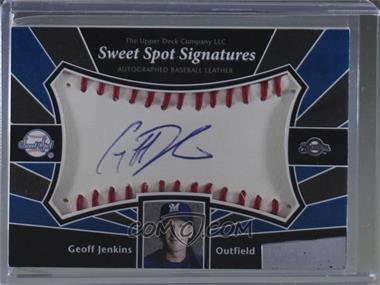 2004 Upper Deck Sweet Spot - Signatures #SS-GJ - Geoff Jenkins