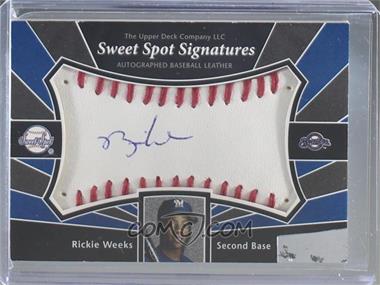 2004 Upper Deck Sweet Spot - Signatures #SS-WE - Rickie Weeks