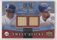 Ivan Rodriguez, Mike Piazza #/100