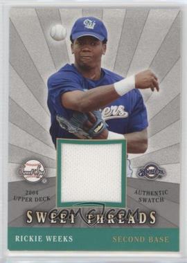 2004 Upper Deck Sweet Spot - Sweet Threads - Jerseys #STS-RW - Rickie Weeks [Noted]