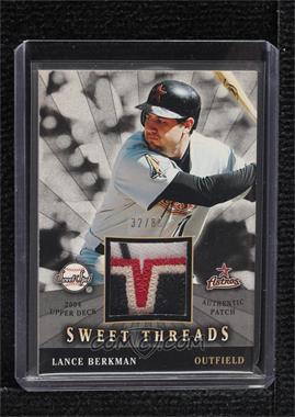 2004 Upper Deck Sweet Spot - Sweet Threads - Patches #STS-LB - Lance Berkman /85