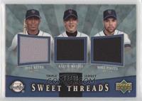 Jose Reyes, Kazuo Matsui, Mike Piazza [EX to NM] #/99