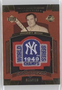 2004 Upper Deck Sweet Spot Classic - Patch - All-Star/World Series Logo 200 #SSP-JM - Johnny Mize /200