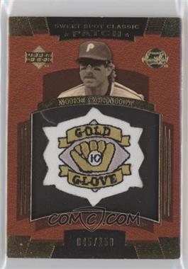 2004 Upper Deck Sweet Spot Classic - Patch - Mixed Logo #SSP-MS - Mike Schmidt /150 [EX to NM]