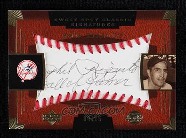 2004 Upper Deck Sweet Spot Classic - Signatures - Black Holofoil #SSA-45 - Phil Rizzuto /25