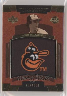 2004 Upper Deck Sweet Spot Classic - Team Logo Patch #SSP-JP - Jim Palmer /300