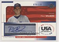 Paul Wilson #/110