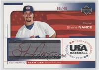 Shane Nance #/40